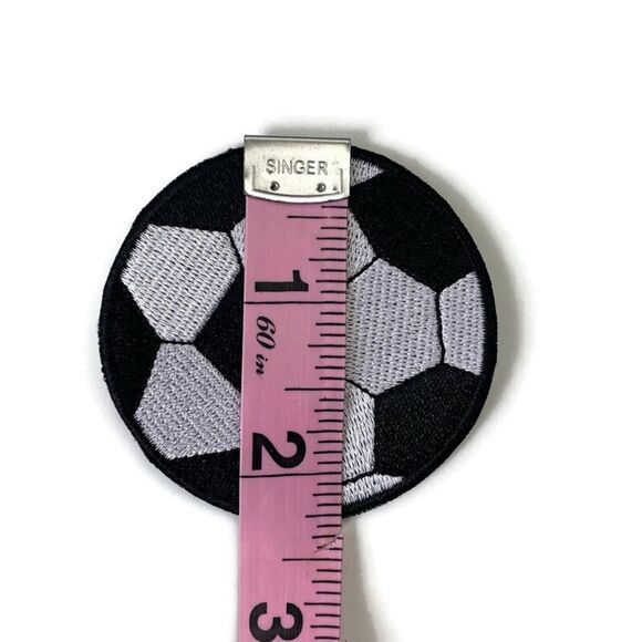 Soccer Ball Embroidered Patch - Picture 2 of 3